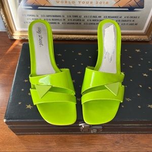 Easy Street Y2K Neon Vintage Slides